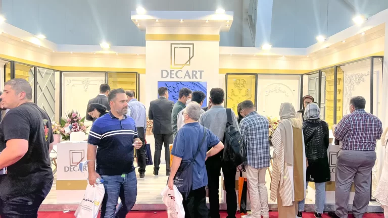 گچ بری های پیش ساخته شرکت دکارت در نمایشگاه میدکس 1402-4