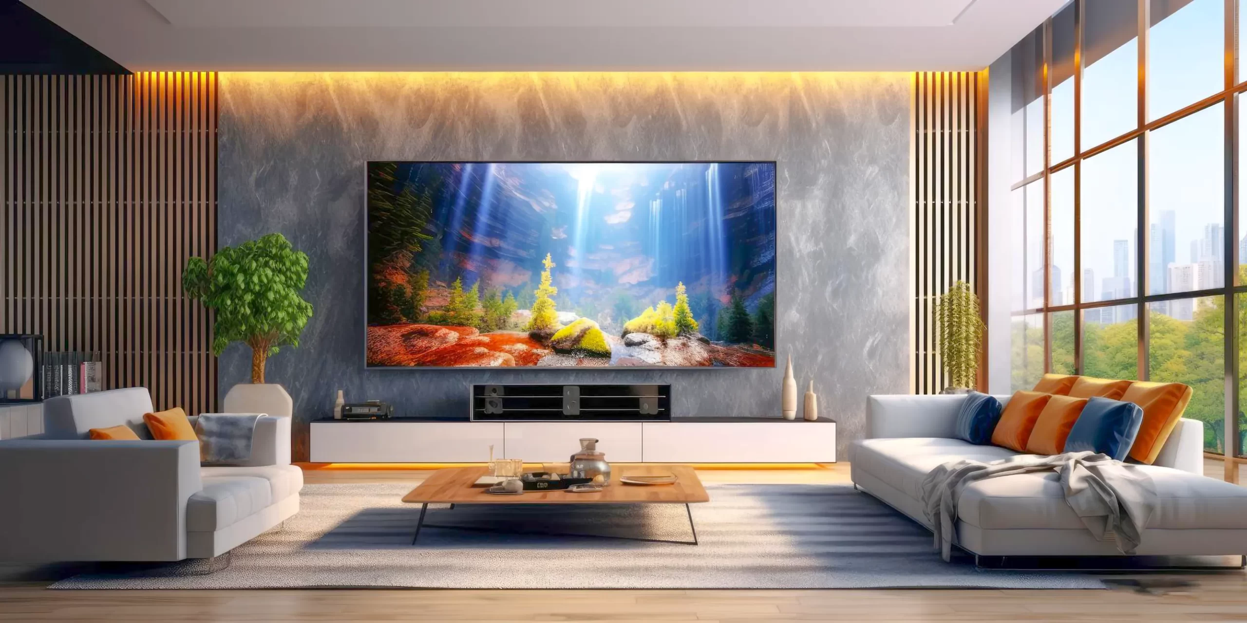 TV Room-اتاق تلویزیون-پس زمینه