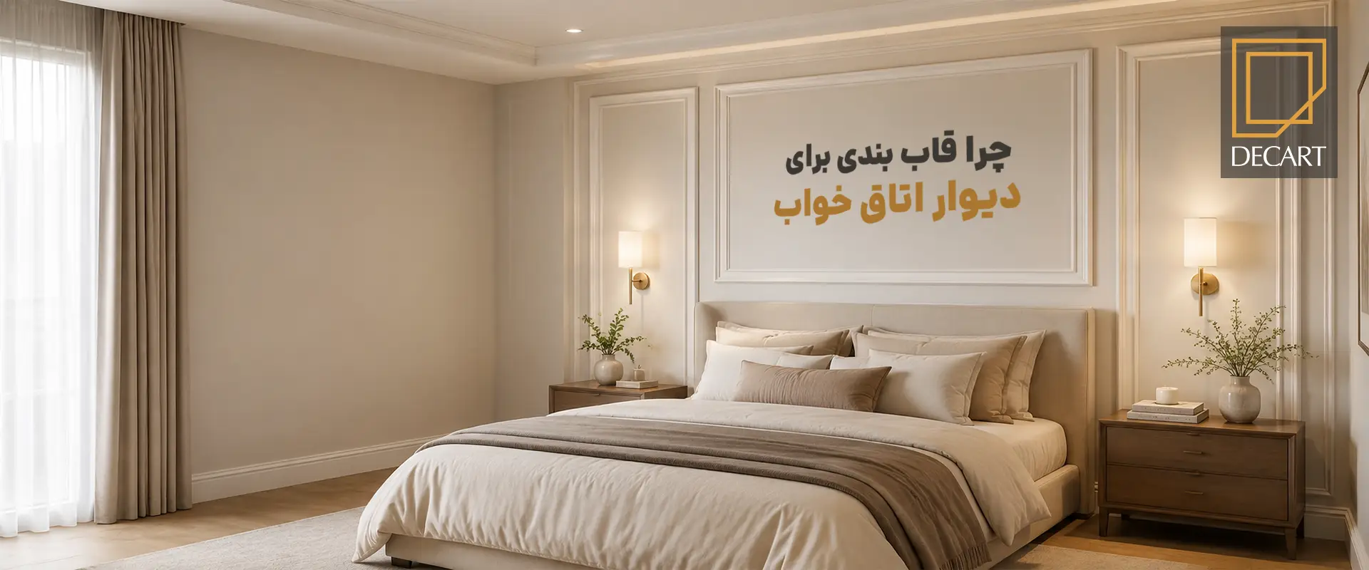 دکارت استور-decart-قاب‌ بندی دیوار اتاق خواب؛ از ایده تا اجرا-چرا قاب ‌بندی برای دیوار اتاق خواب