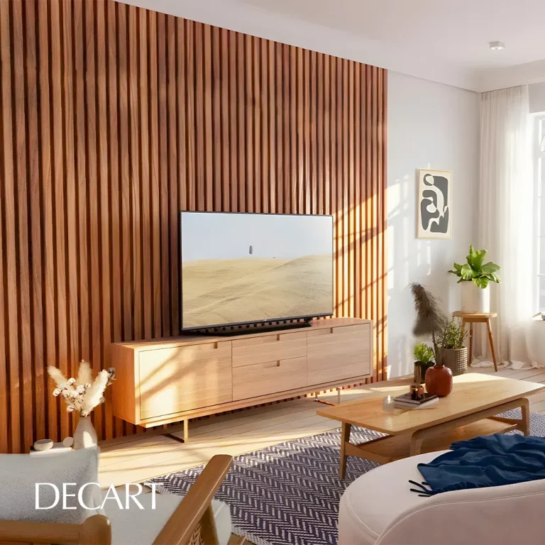 قاب بندی دیوار پشت تلویزیون-دکارت-decart
