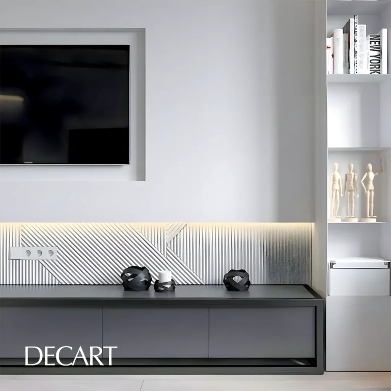 قاب بندی دیوار پشت تلویزیون-دکارت-decart