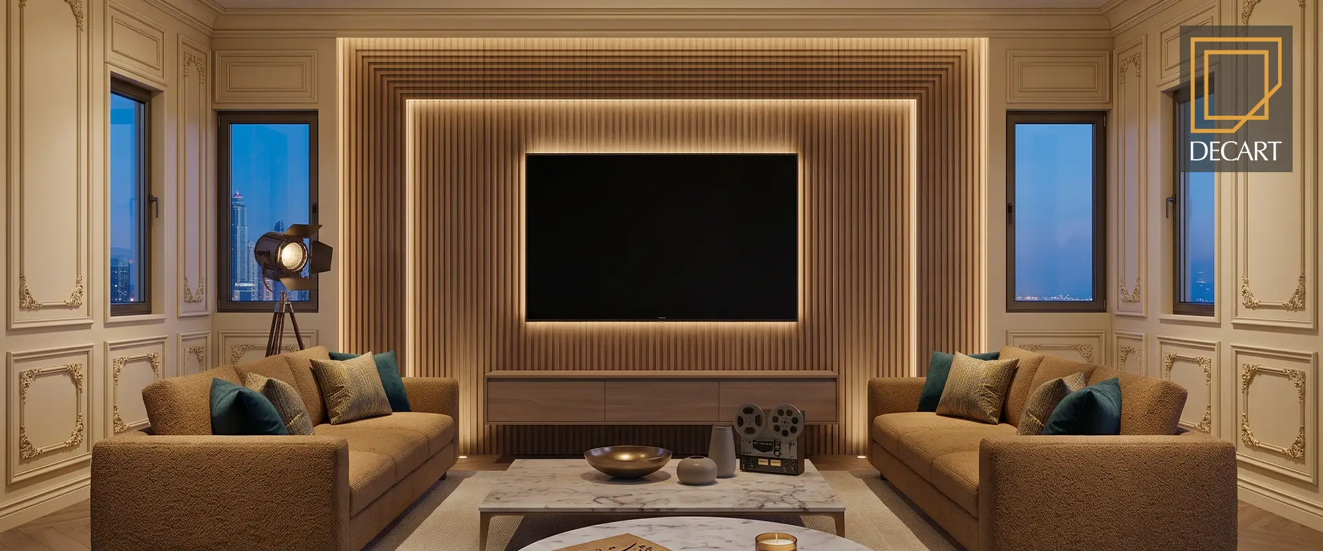 سبک «نورپردازی سینمایی» با ابزار نور مخفی (Cove Lighting)-دکارت استور-decart store